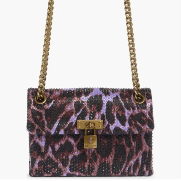 Kurt Geiger London Mini Brixton Crystal Satin Crossbody Bag NWT - Picture 1 of 5